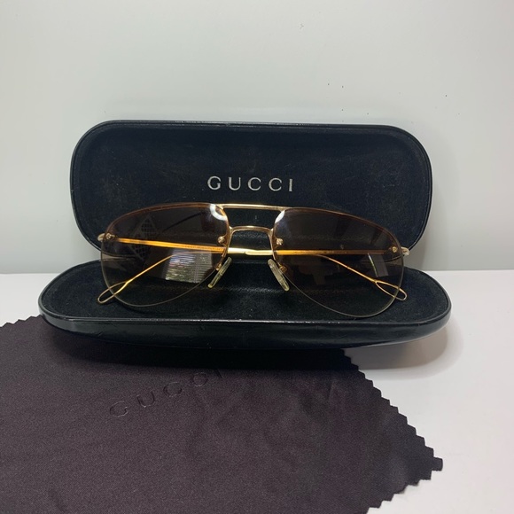vintage gucci aviator sunglasses